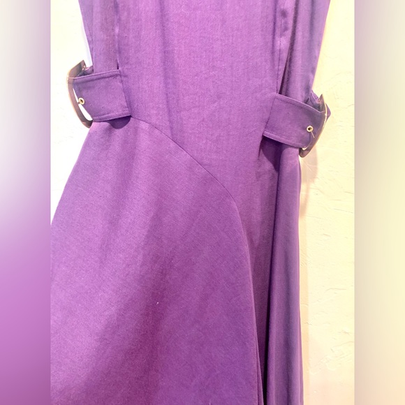 PER SE Vineyard Purple Asymmetrical Dress - Picture 3 of 7